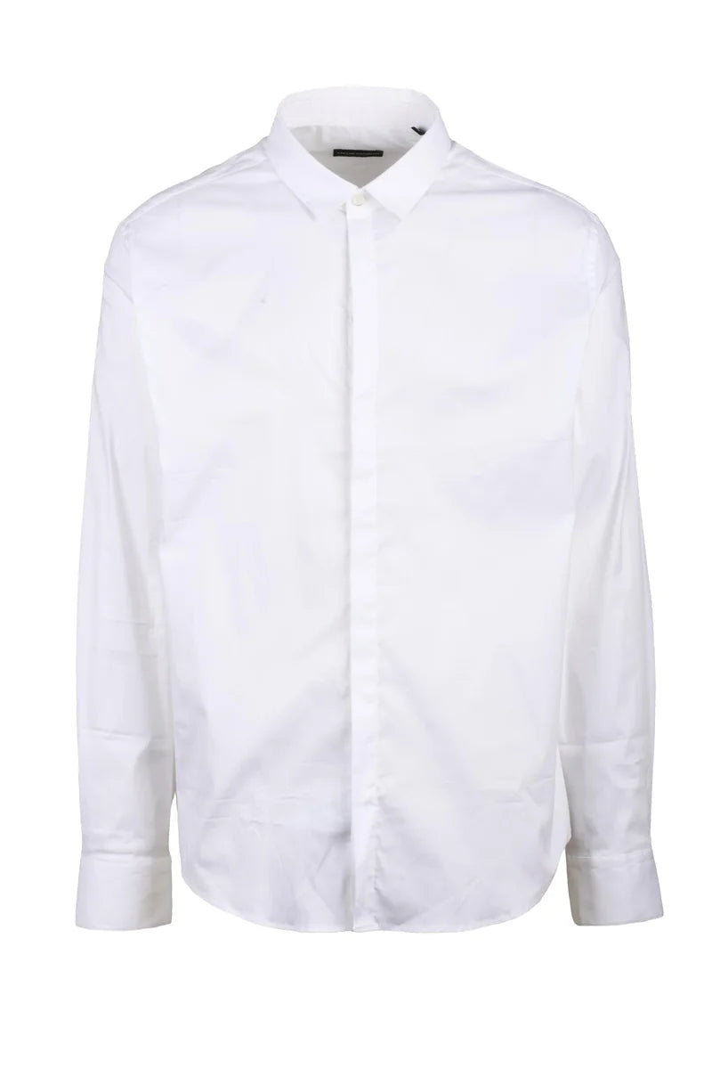 Cotton Polyamide Elastane Shirt - White