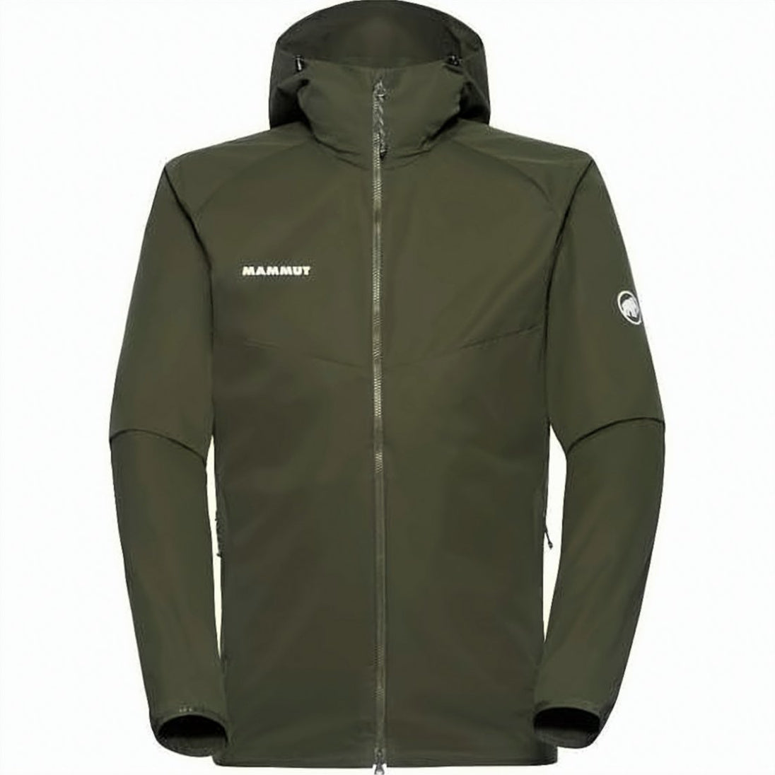 Streamlined Hooded Jacket with Subtle Logo Details