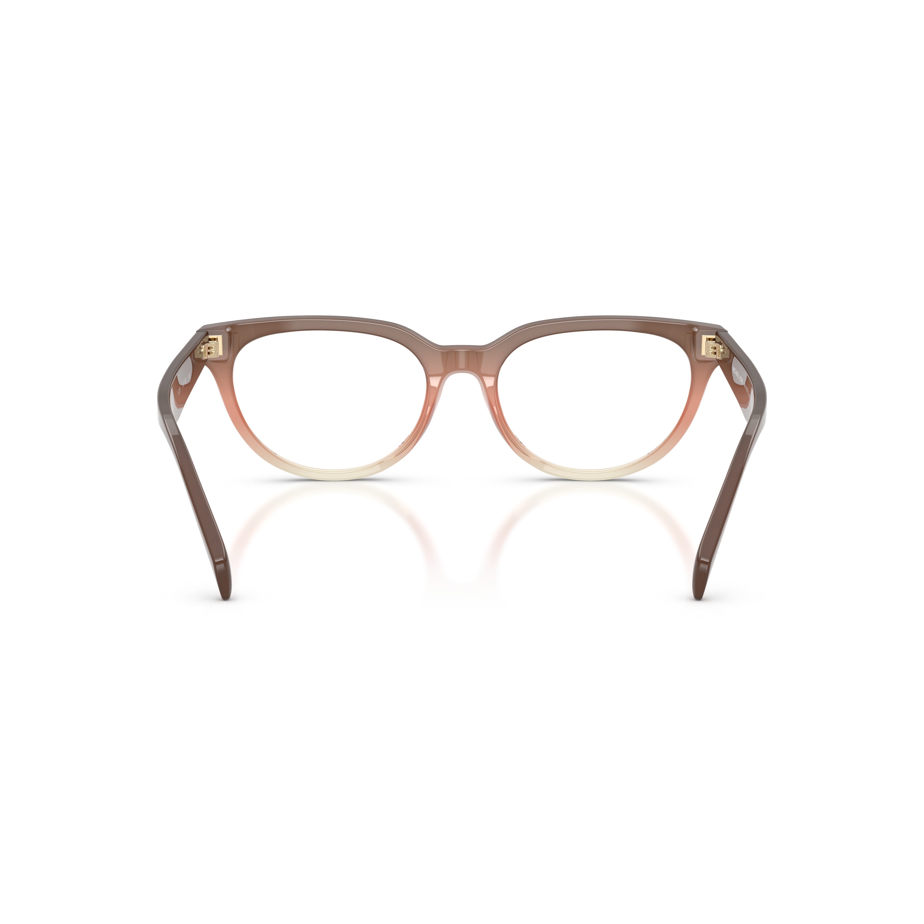 0mk4168d Rounded Acetate Eyeglasses with Warm Gradient Finish