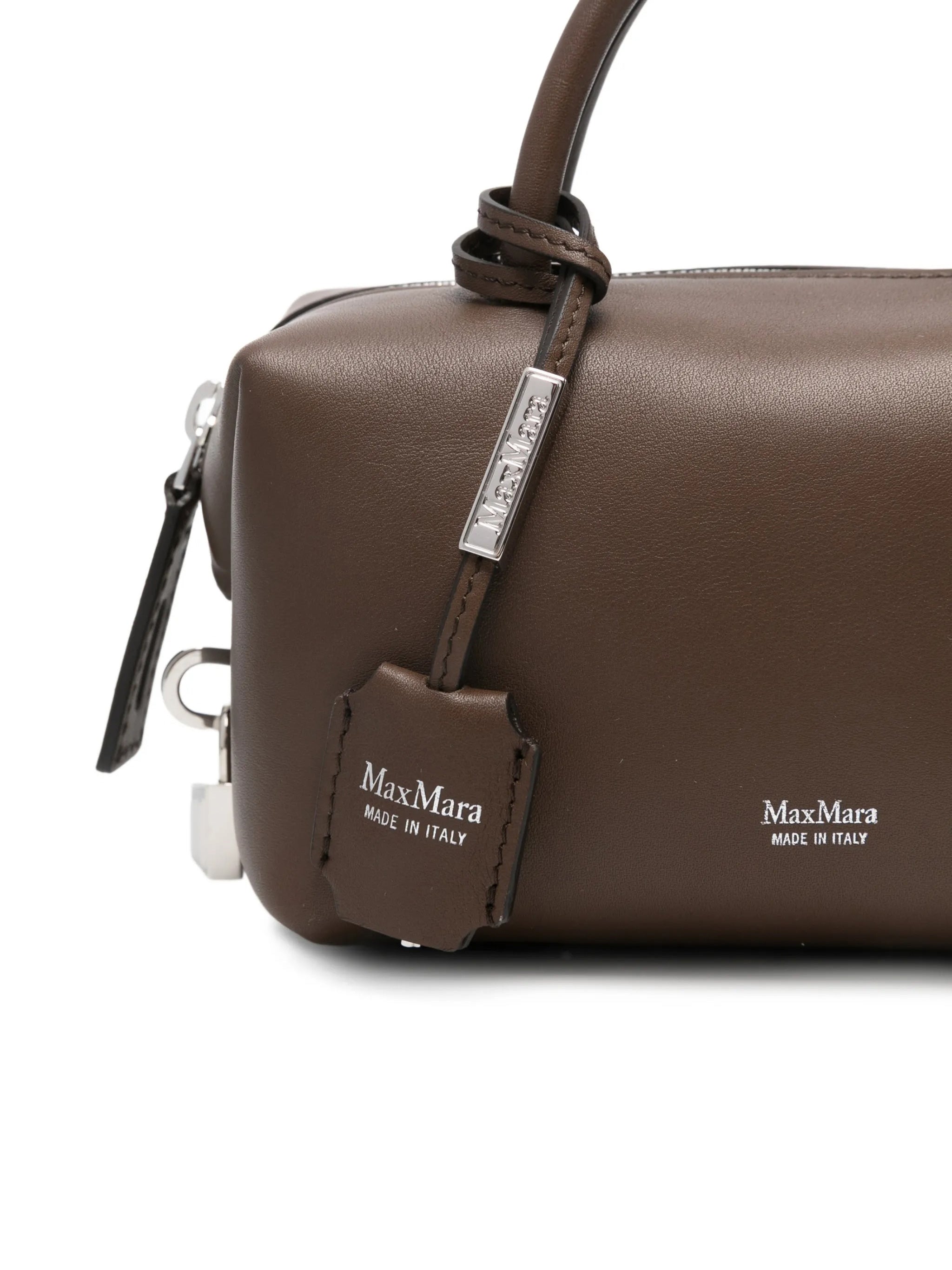 Brown Holdalls Structured Leather Holdall Bag