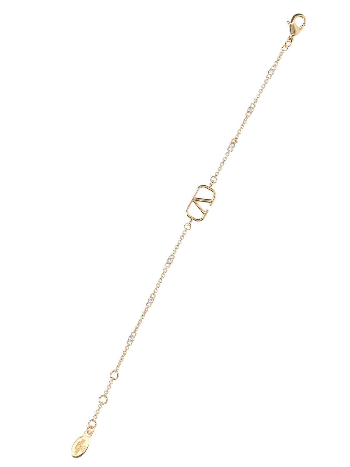 Gold VLogo Signature Brass Bracelet