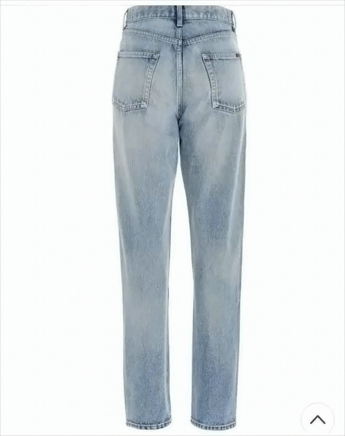 High-Waisted Straight Leg Denim Pants With Vintage Appeal