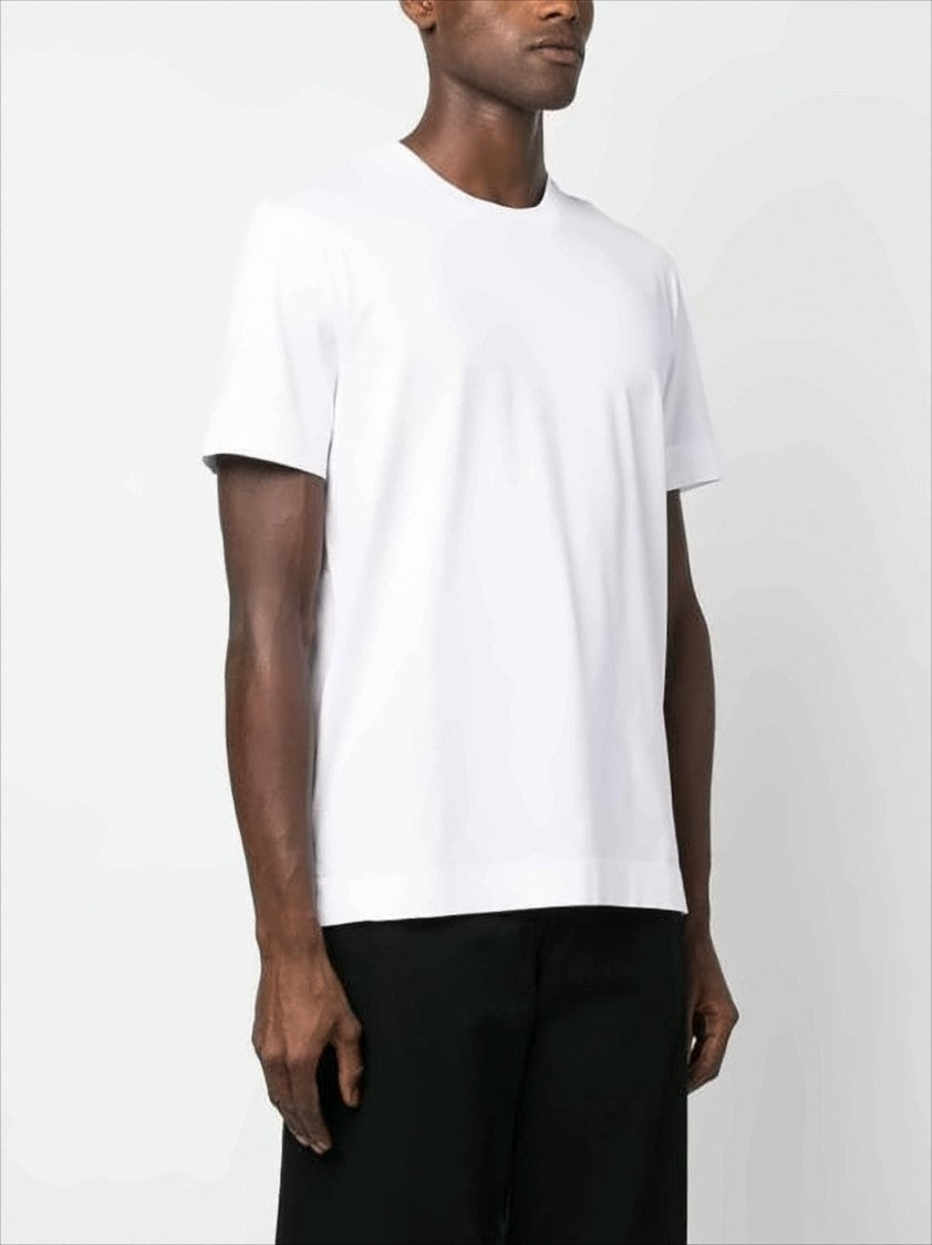 Classic Crew Neck Short-Sleeve T-Shirt with Minimalist Design
