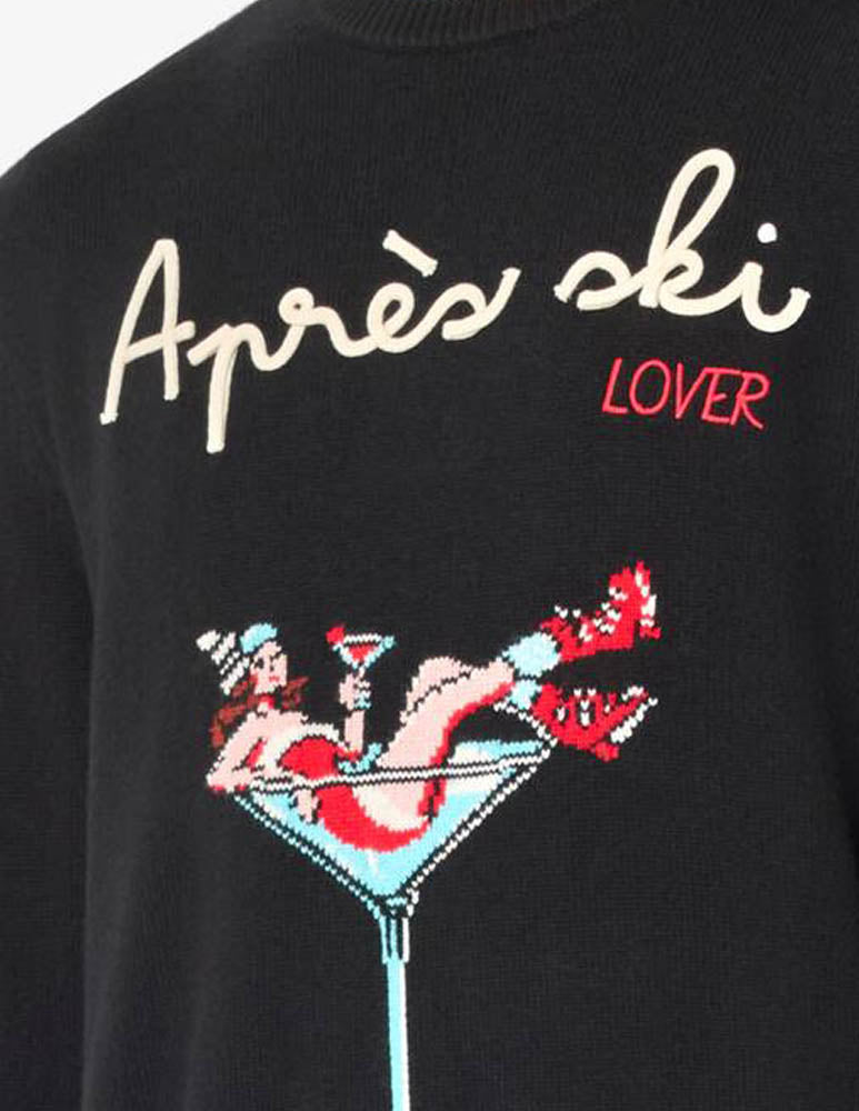 Black Graphic Sweatshirt