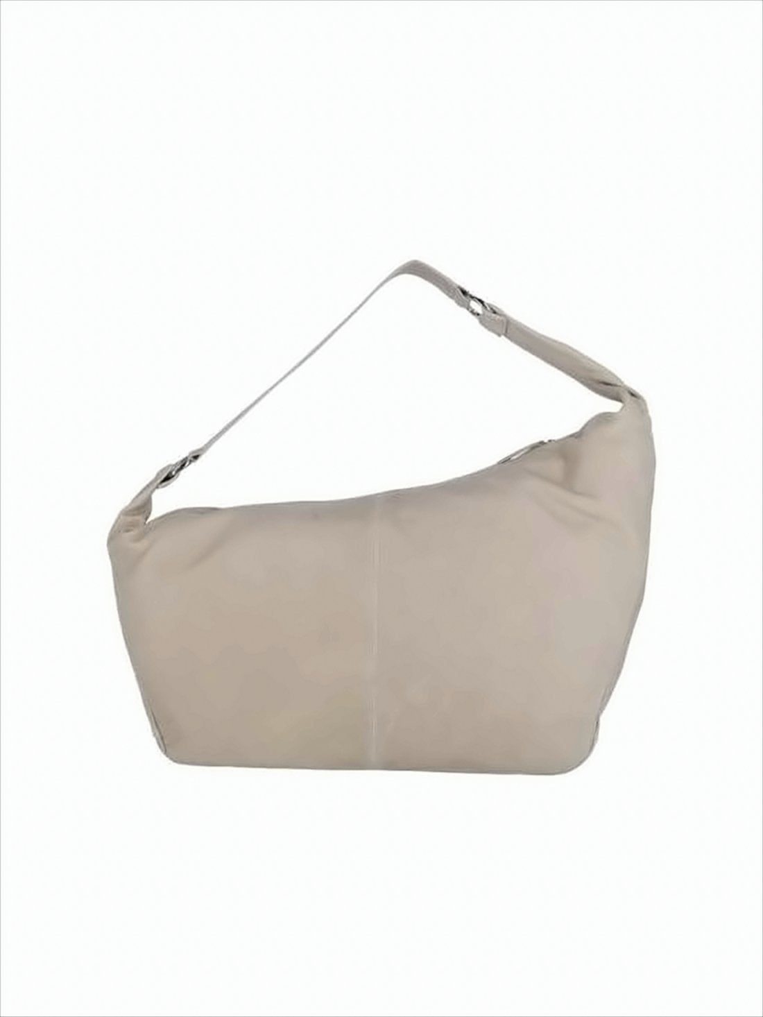 Minimalist Leather Shoulder Bag with Adjustable Strap
