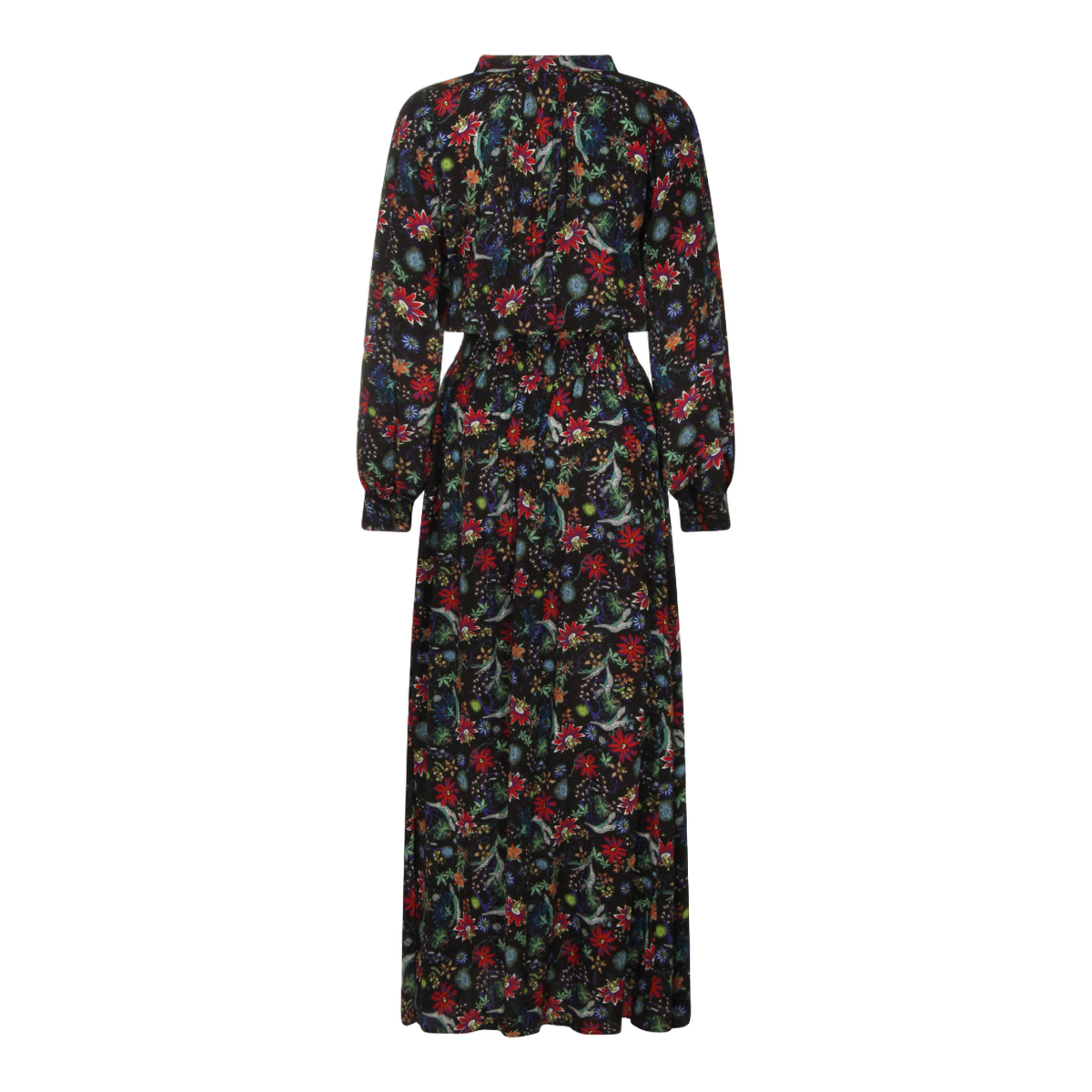 Intricately Floral Printed Maxi Dress