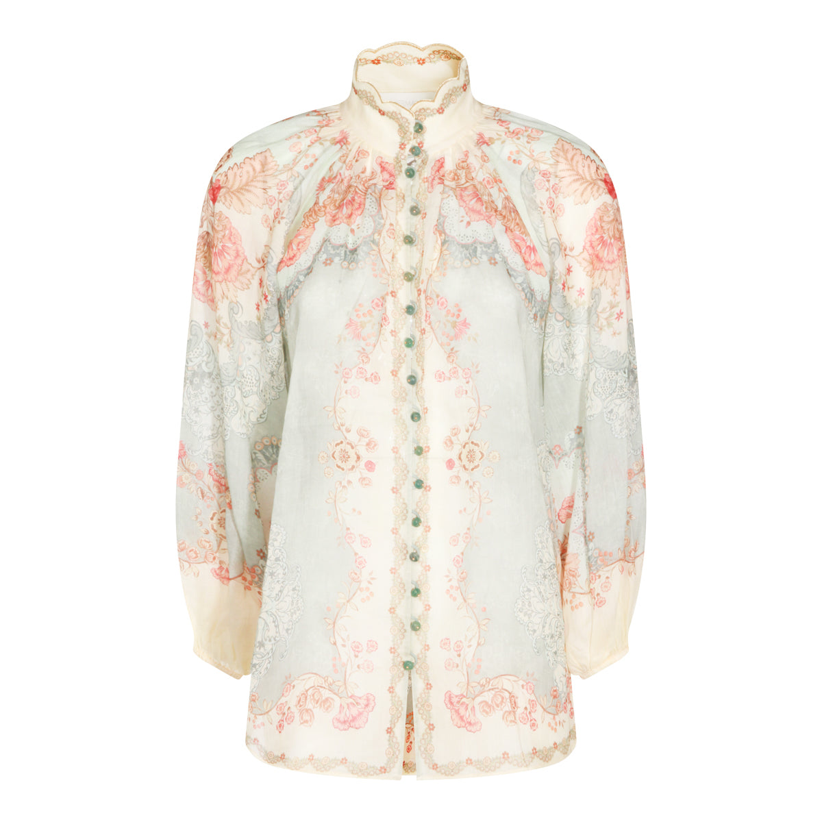 Floral Ramie Shirt