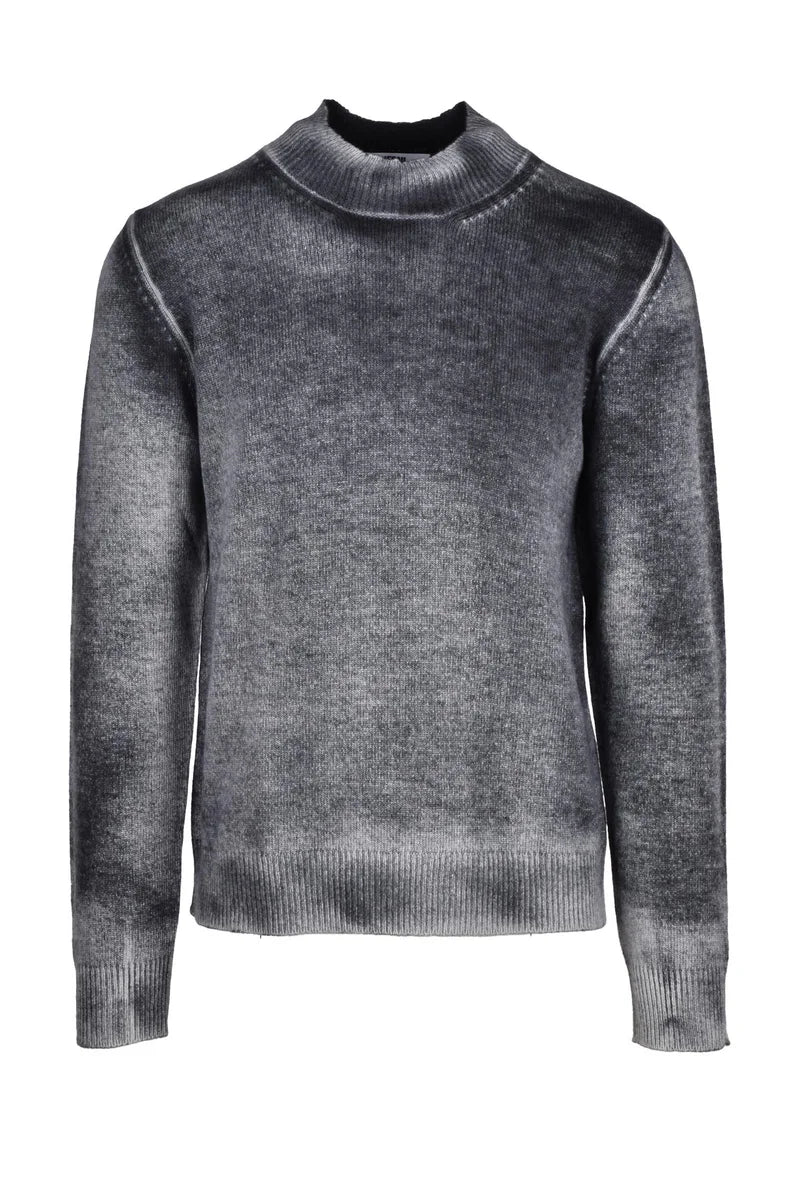 Virgin Wool Pullover - Black
