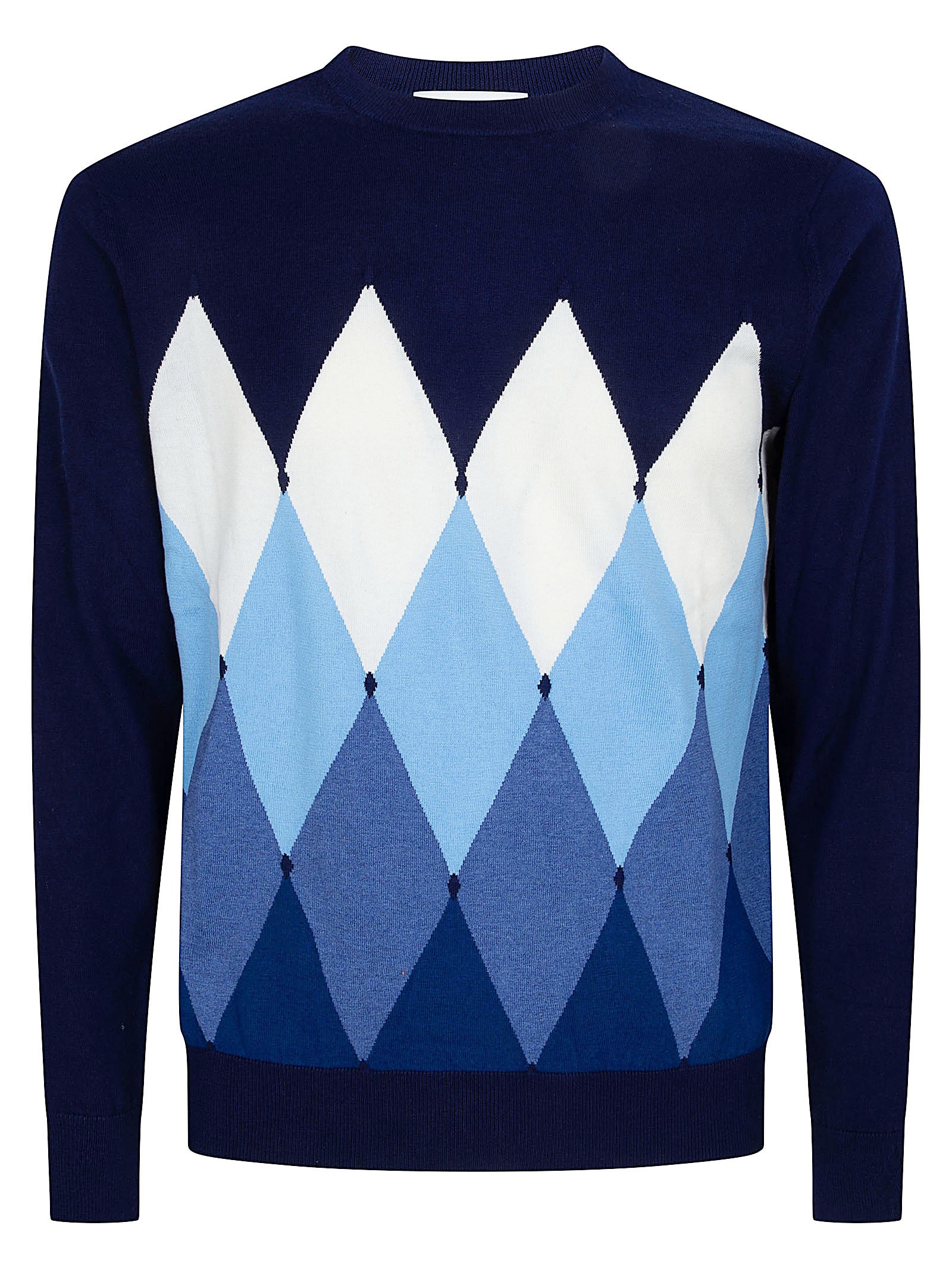 Argyle Patterned Crew Neck Sweater by Ballantyne