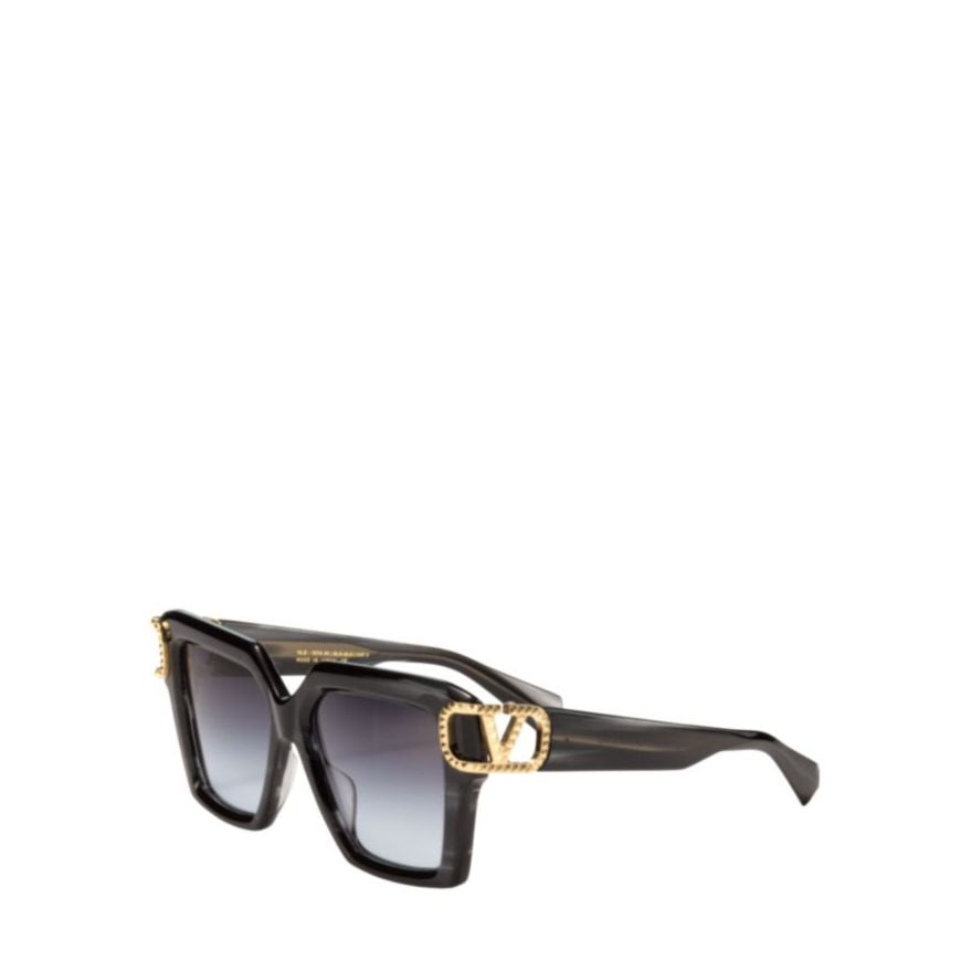 V - Uno Oversized Square Frame Sunglasses