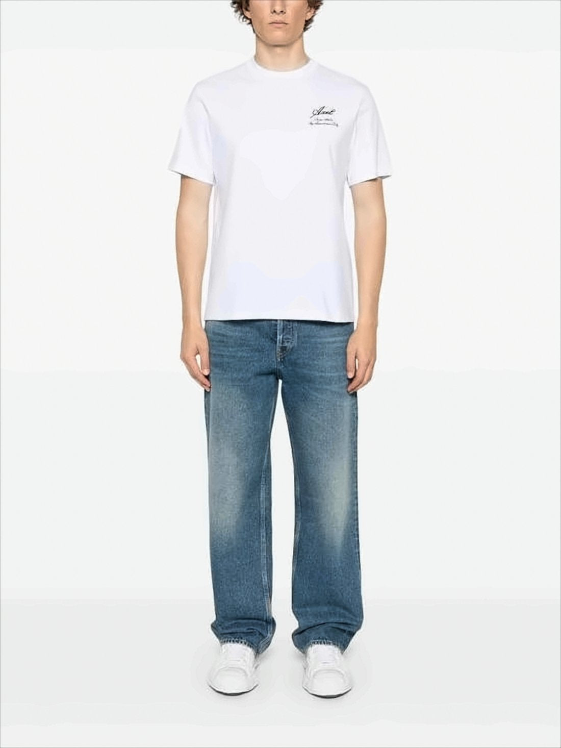 Relaxed Wide-Leg Denim Pants