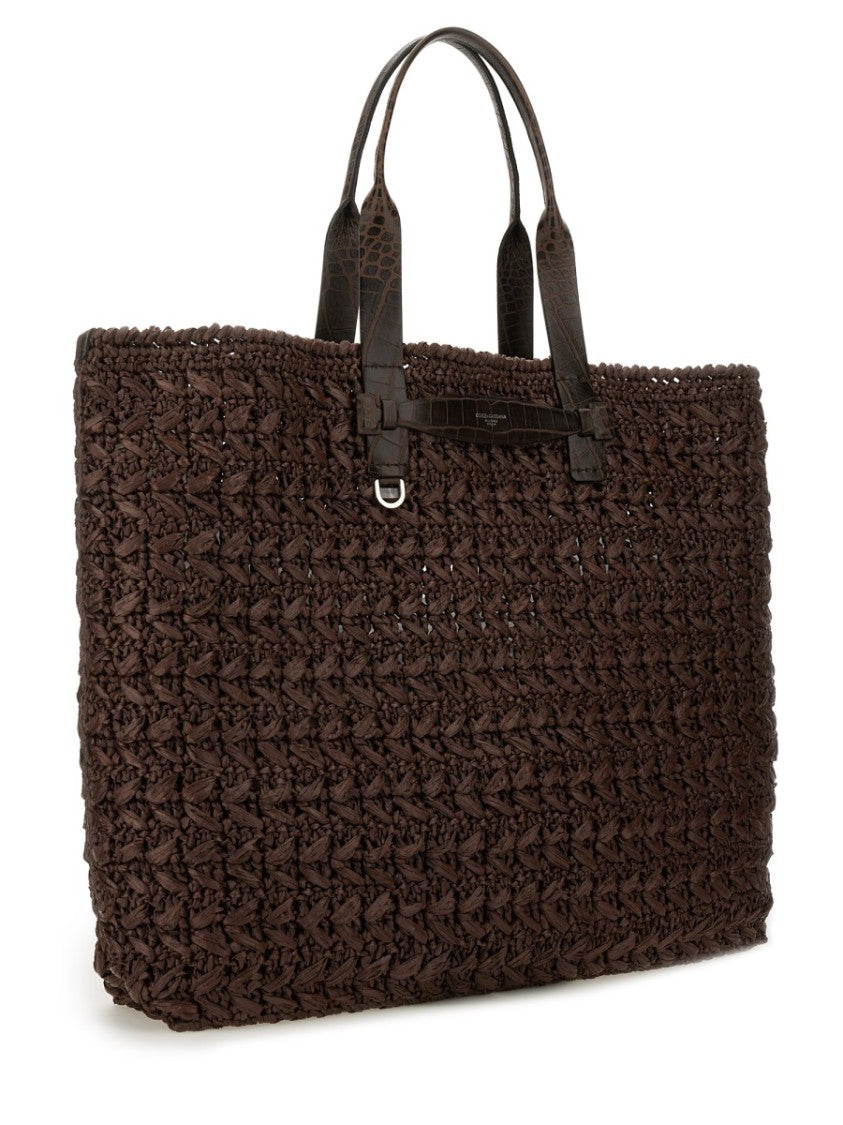 Woven Mesh Shopping Bag