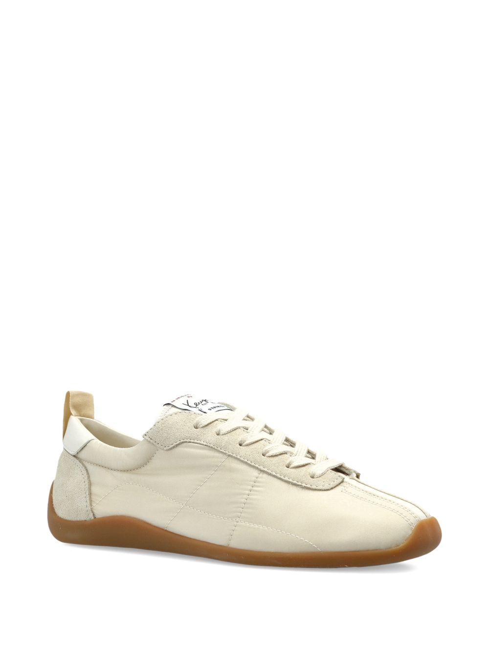 Panelled Lace-Up Chunky Rubber Sneakers