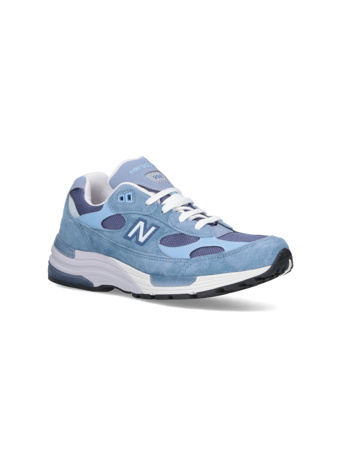 Suede Sneakers With Rounded Toe