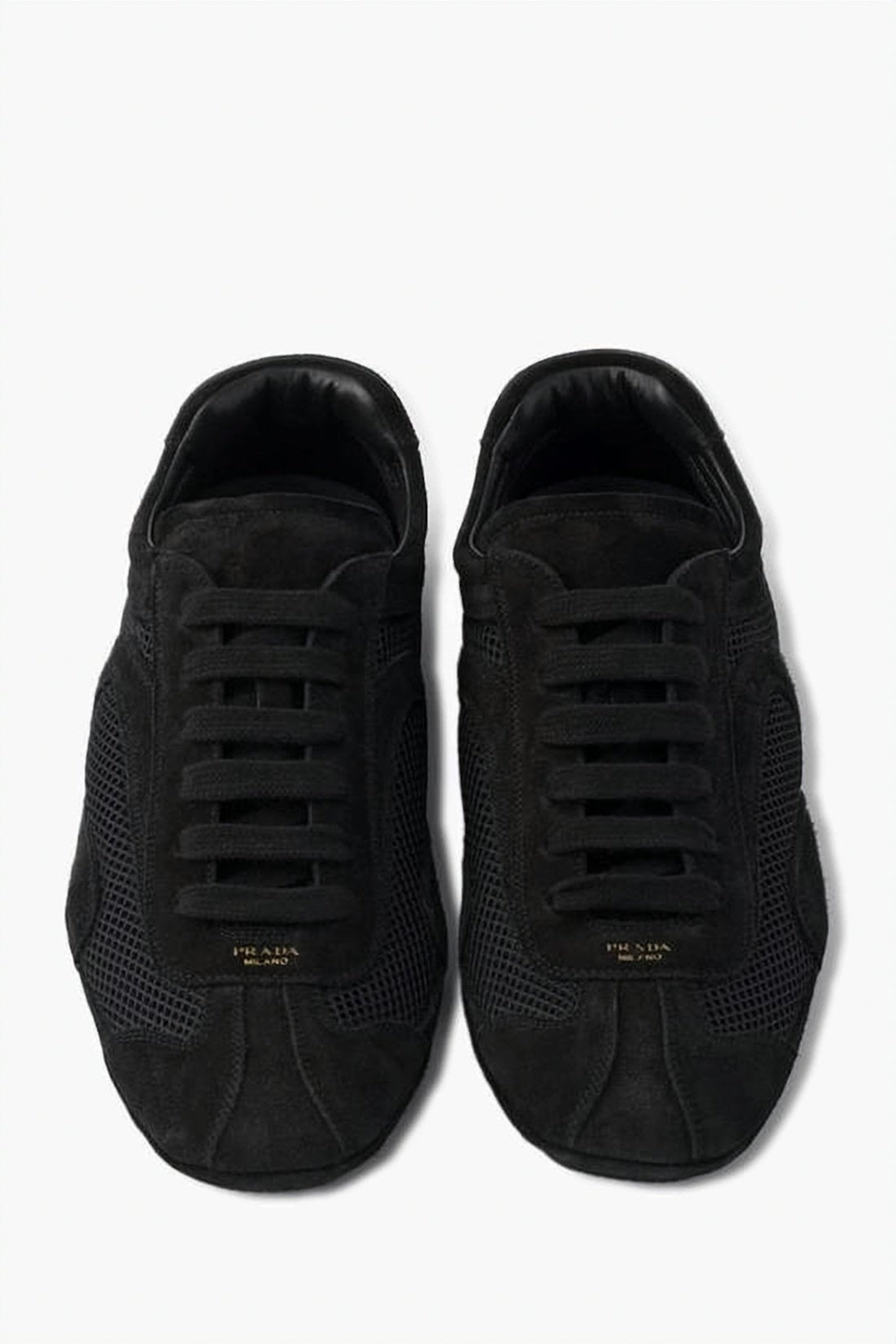 Low-Profile Fabric and Suede Sneakers
