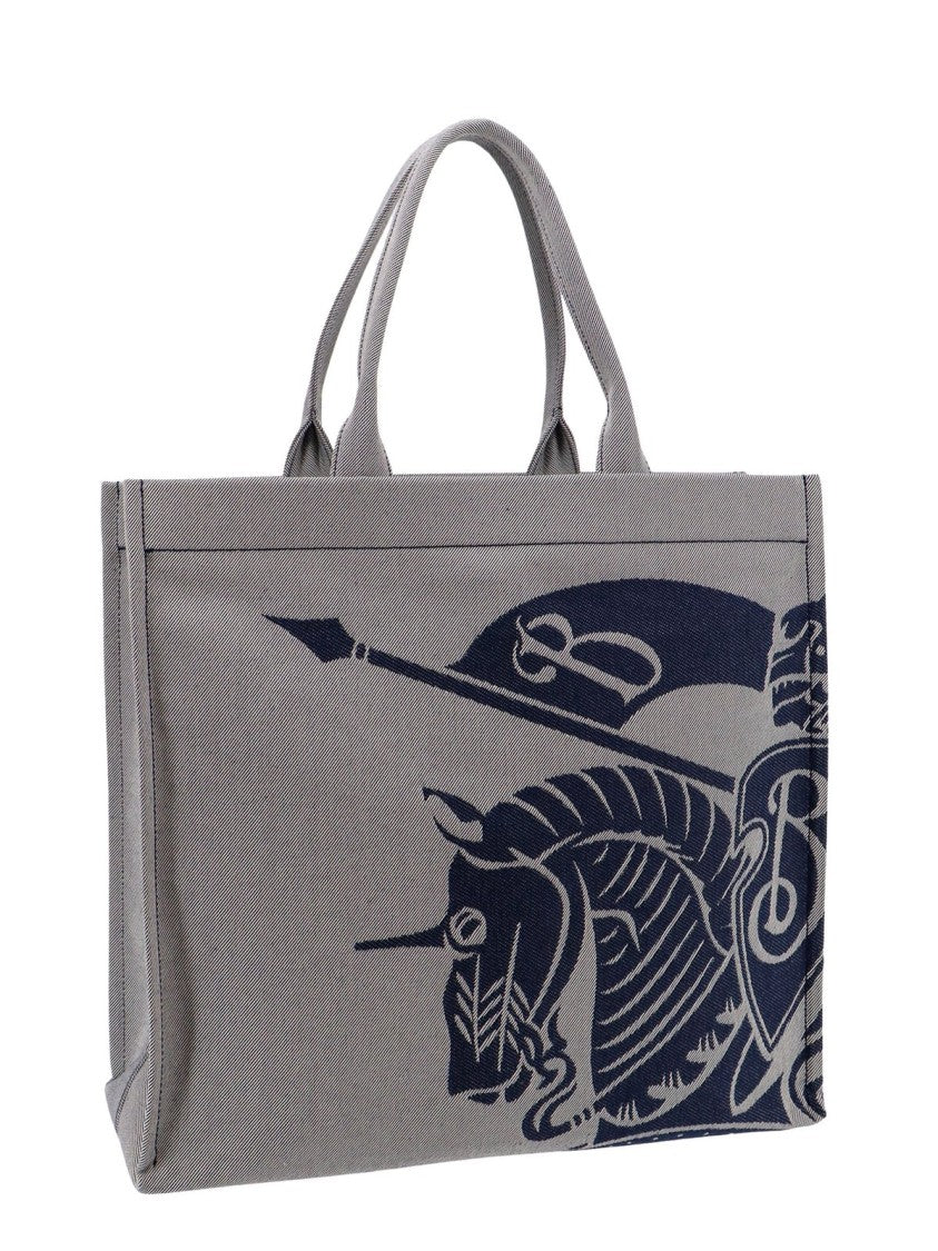 Structured Grey Tote Bag