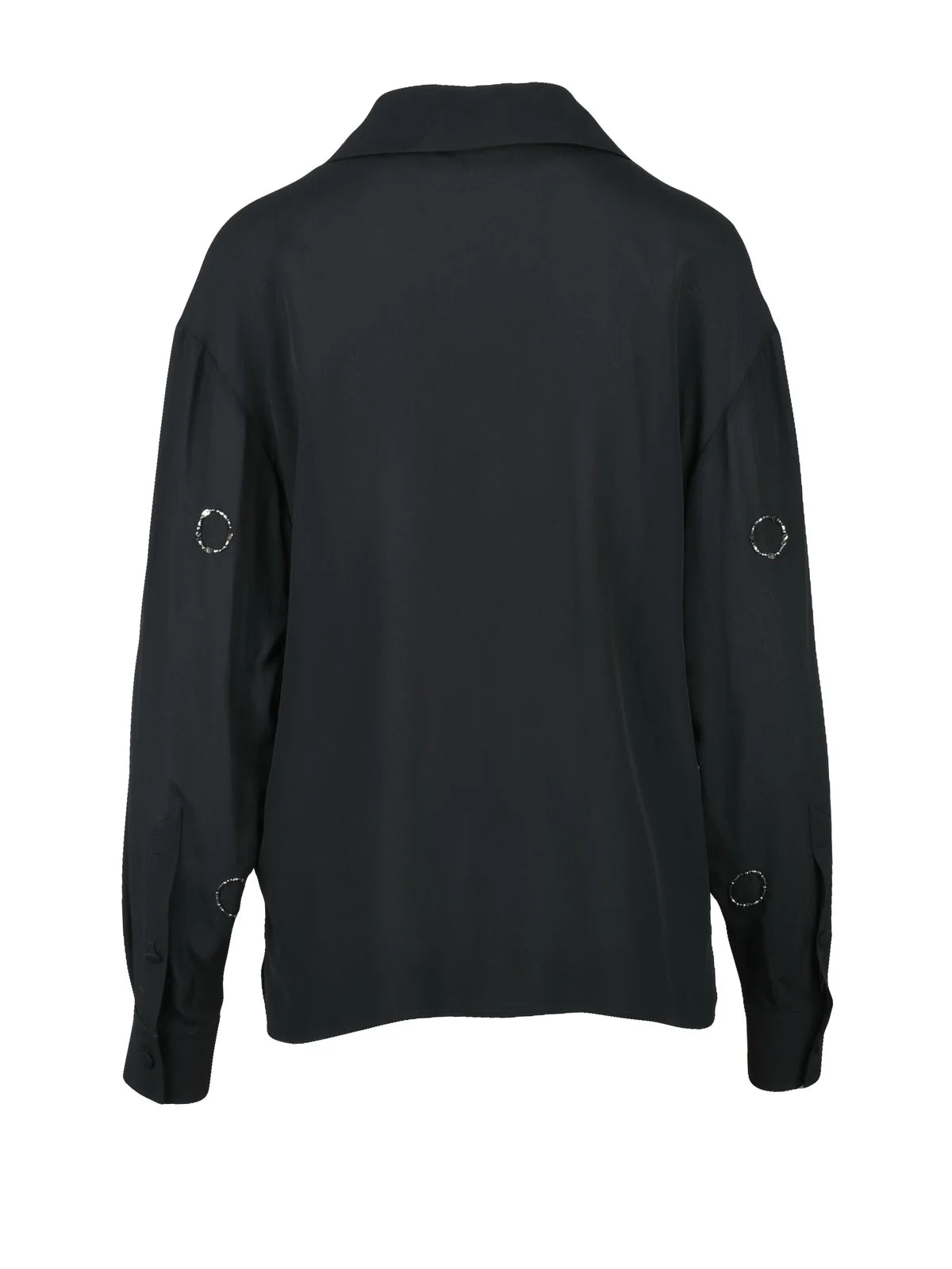 Black Viscose Women's Shirt