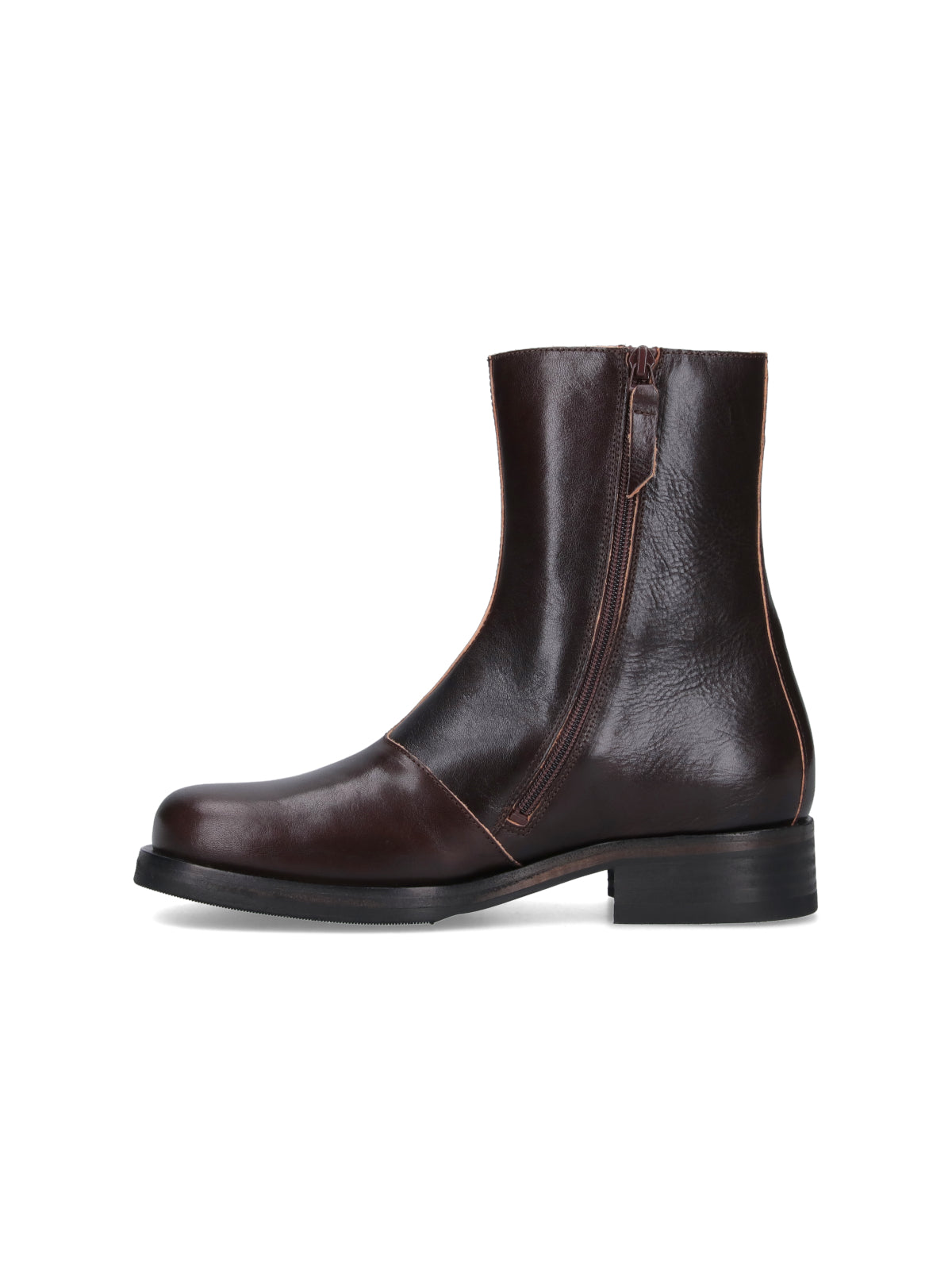 "Camion" Ankle Boots – Brown