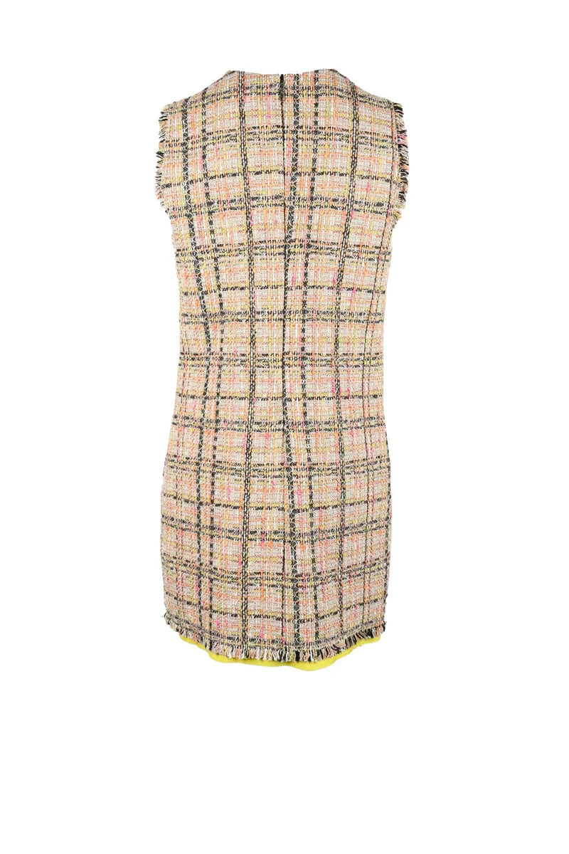 Women's Bouclé Dress - Beige