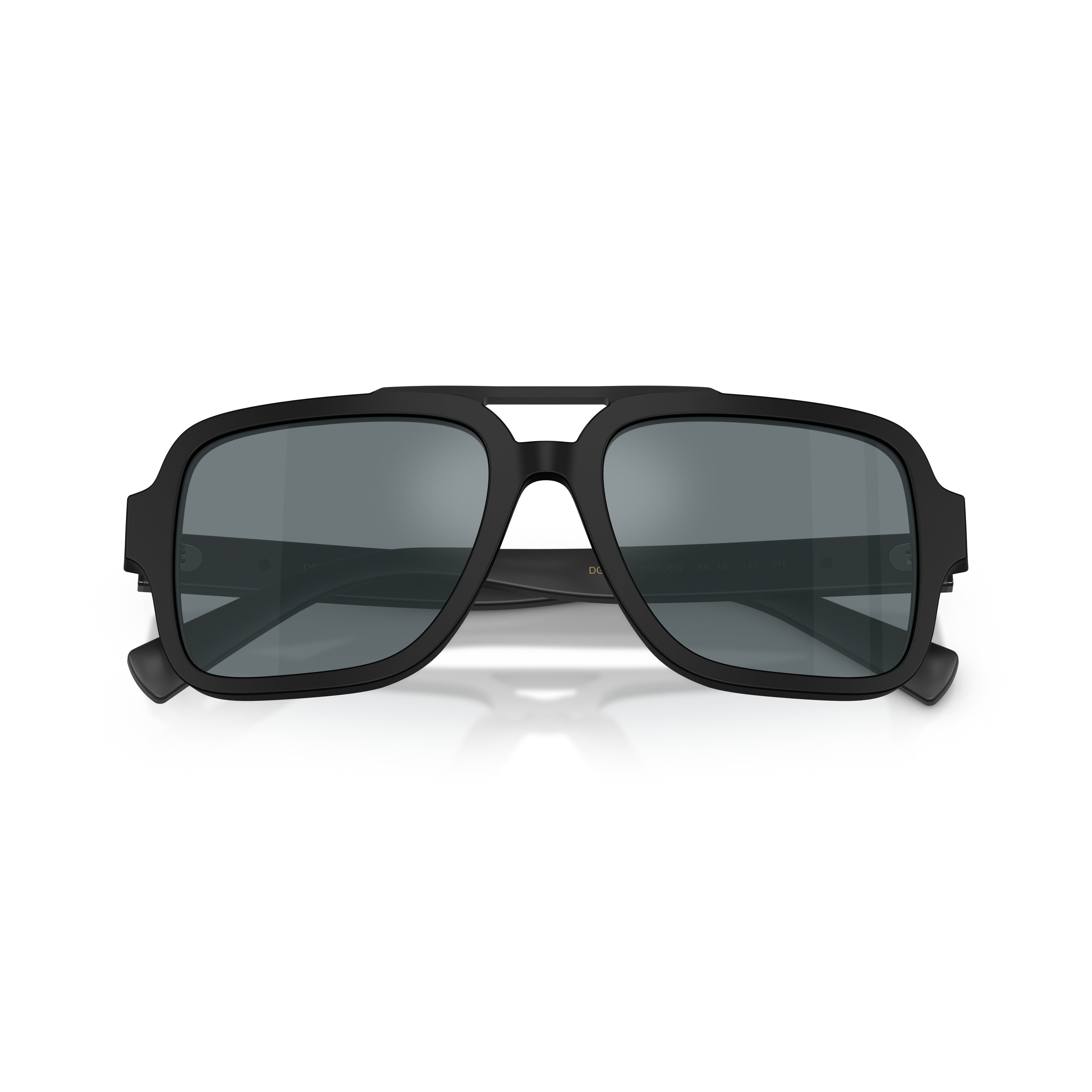 Black 0dg4544 Square Double Bridge Sunglasses