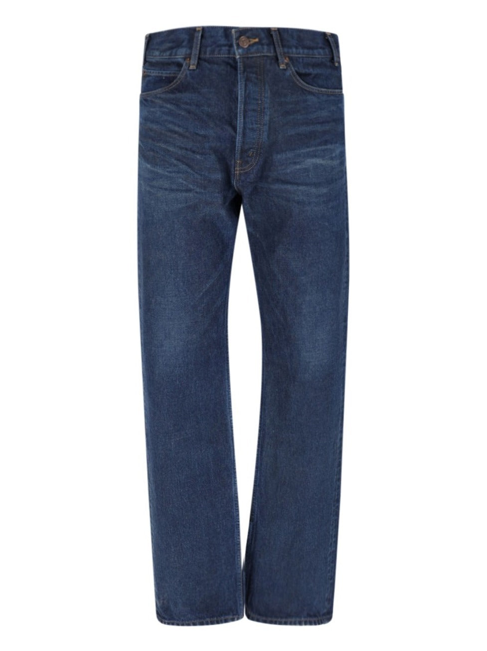 "Kurt" Straight-Leg Jeans Blue
