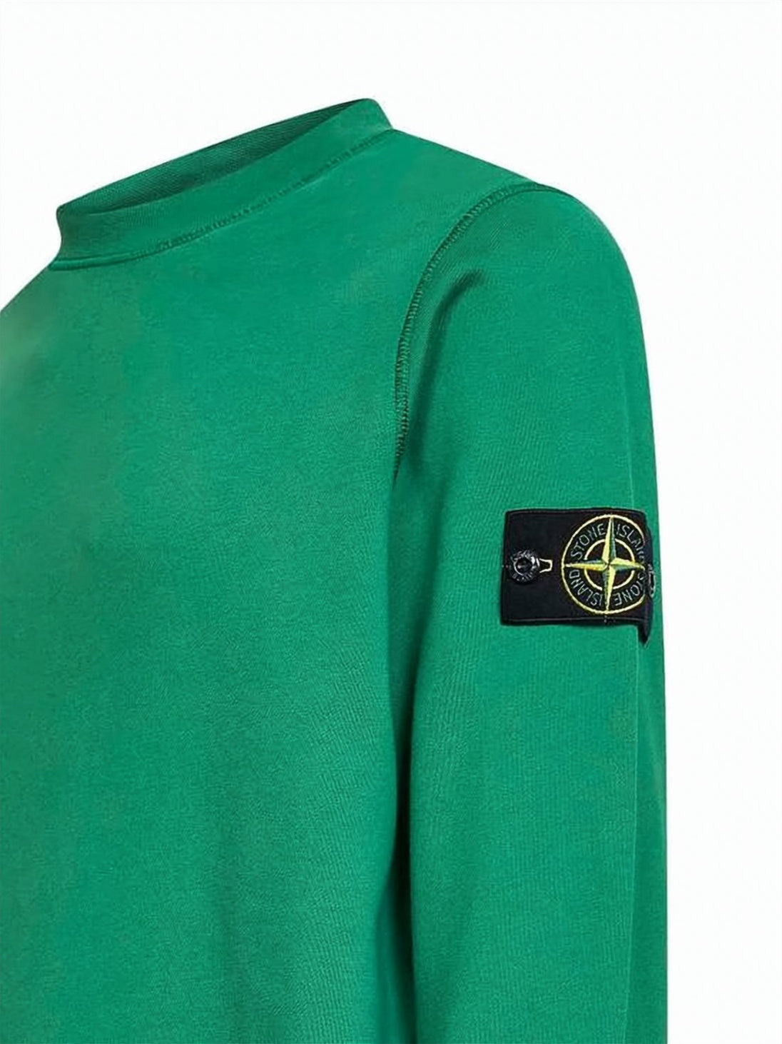 Long-Sleeve Malachite Green Sweatshirt