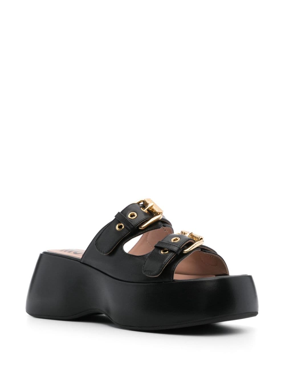 Square Open Toe Platform Sandals