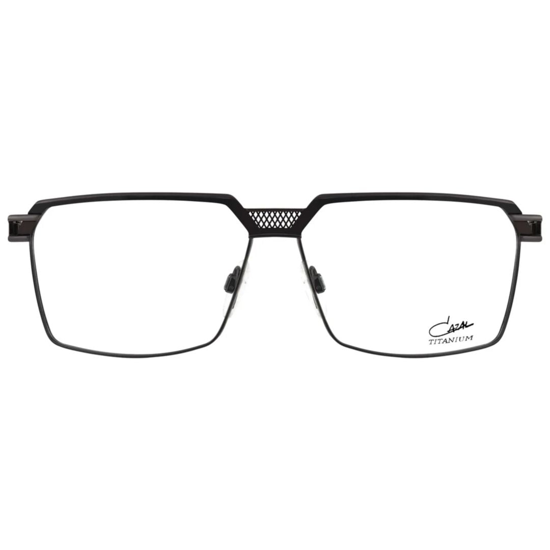 7105 Rectangular Eyeglasses with Lattice Bridge and Titanium Frame