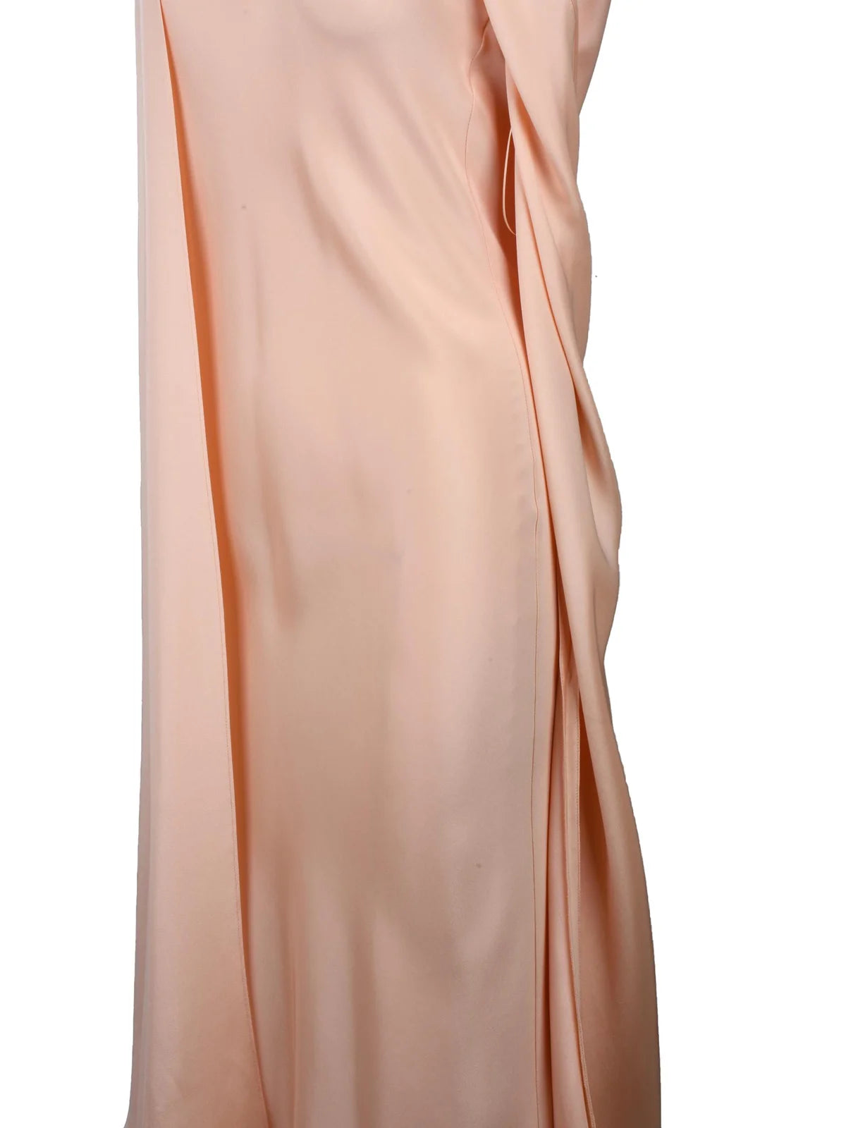 Long Dress Silk Pink