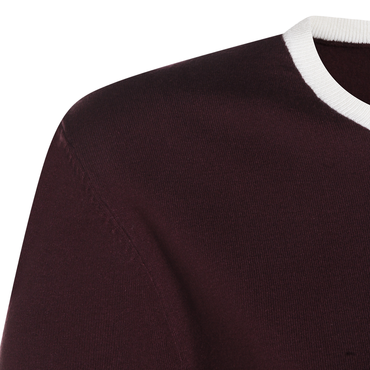 Long-Sleeved Top in Rich Bordeaux Hue