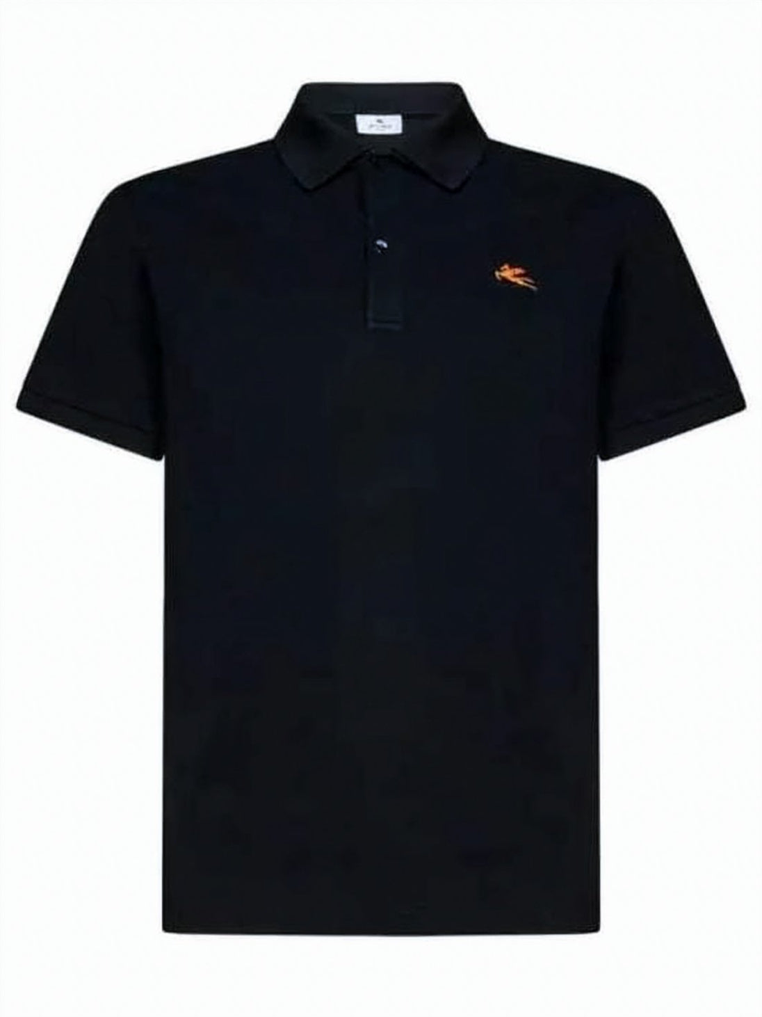Short-Sleeve Polo Shirt with Traditional Collar