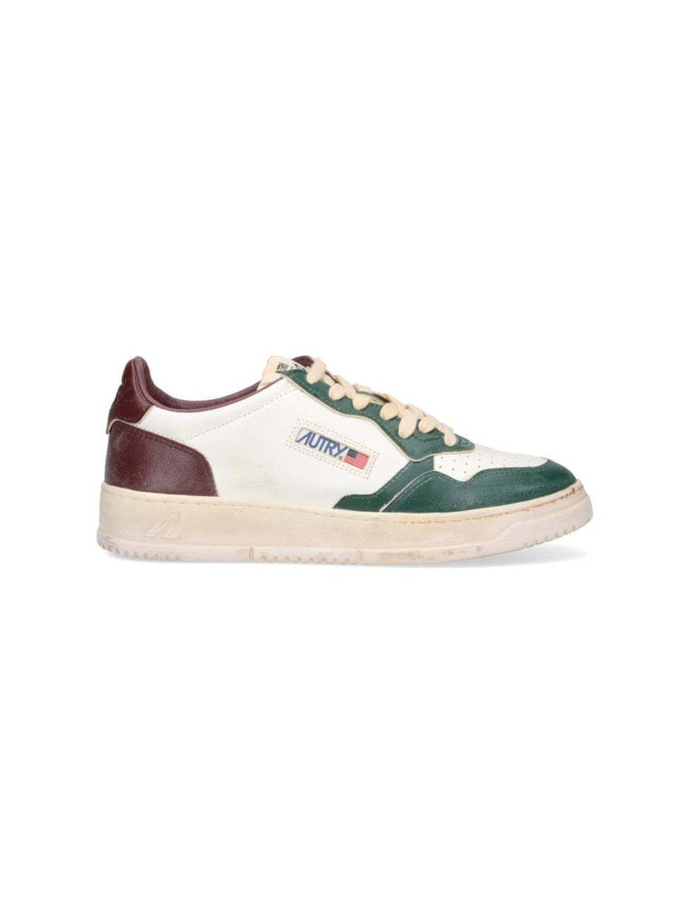 "Medalist" Low-Top Sneakers White