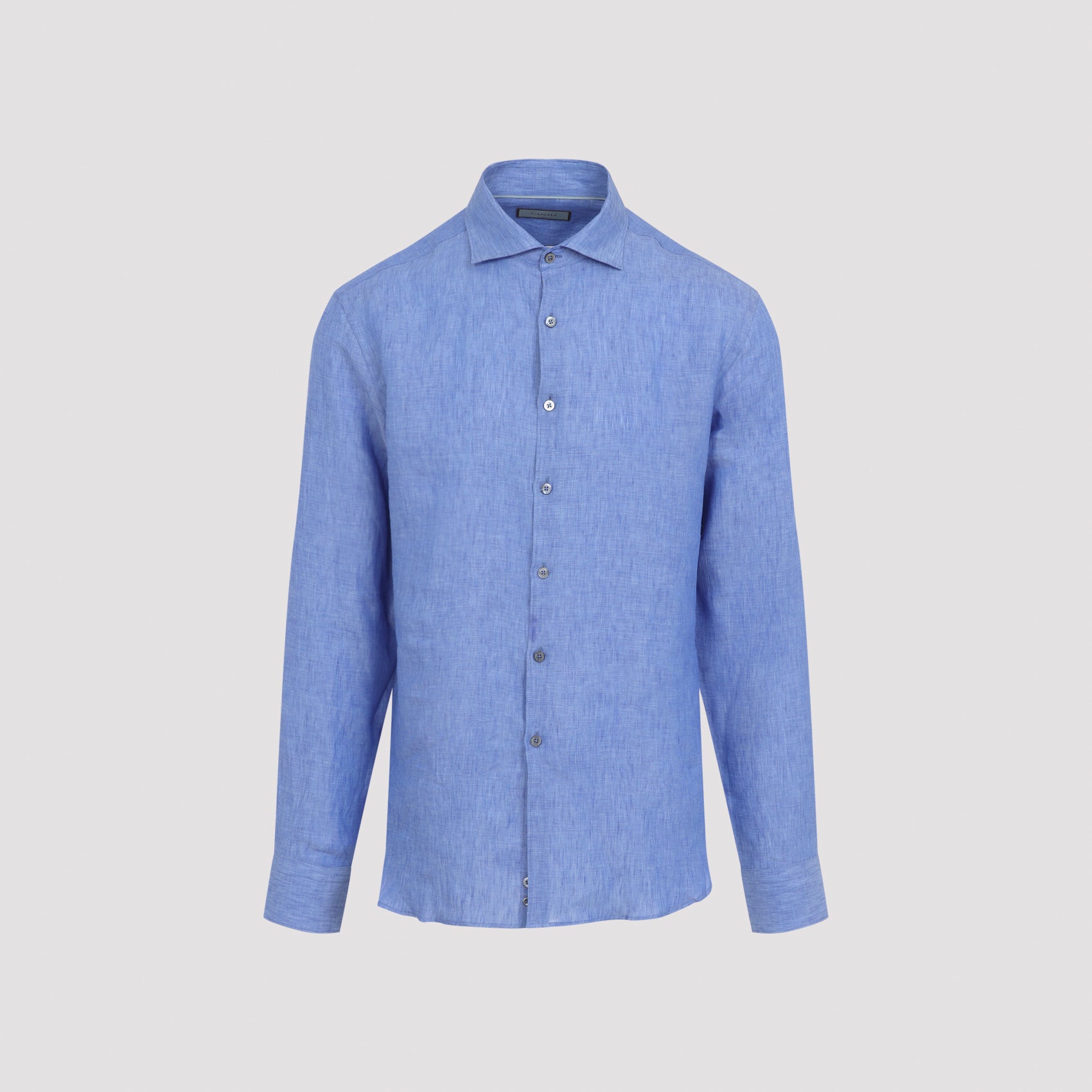 Tailored Long-Sleeve Linen Shirt
