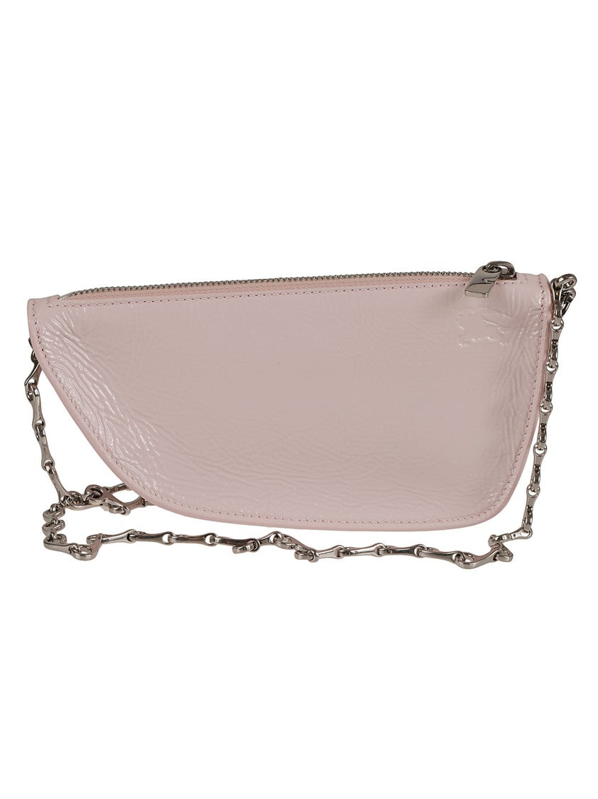 Curved Shape Bag With Chain Strap