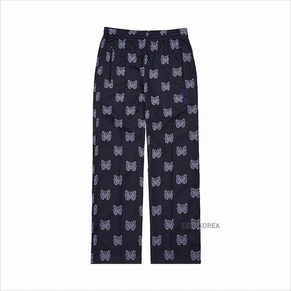 Relaxed Fit Black Polyester Jogger Pants