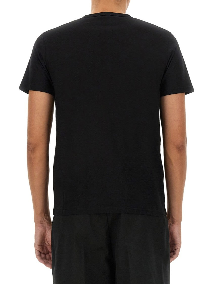Relaxed-Fit Black Cotton T-Shirt