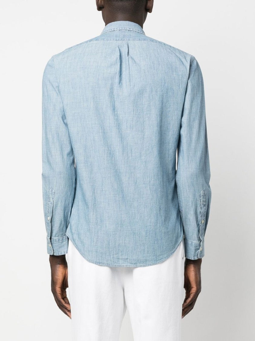 Slim-Fit Chambray Shirt