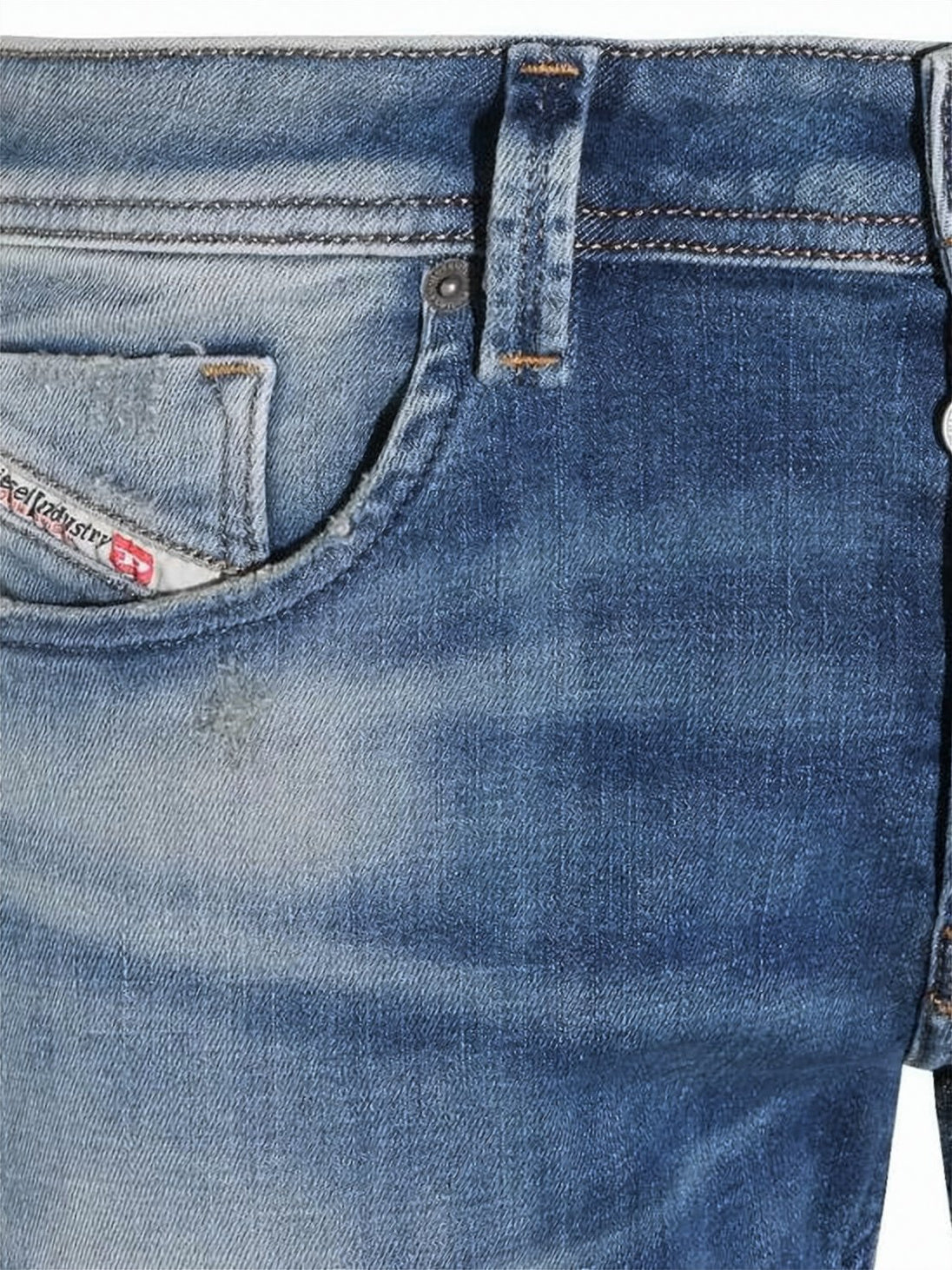 Regular Fit Denim Jeans with Classic Five-Pocket Design