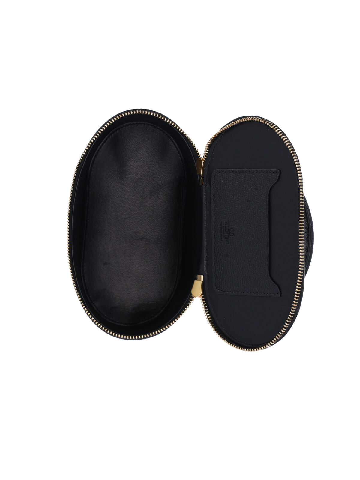 Black Calfskin "Vlogo Signature" Mini Vanity Bag