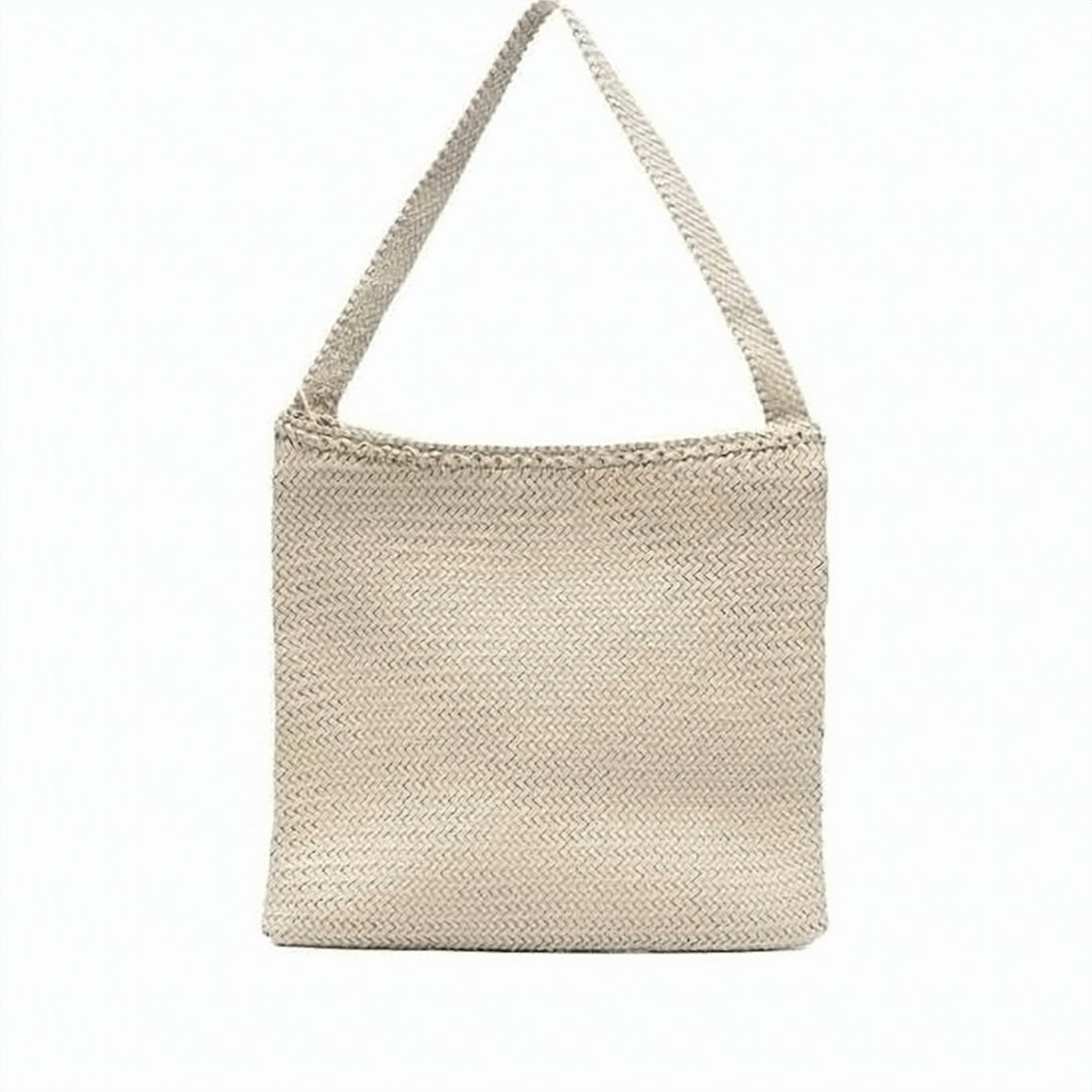 Textured Buffalo Leather Shoulder Bag