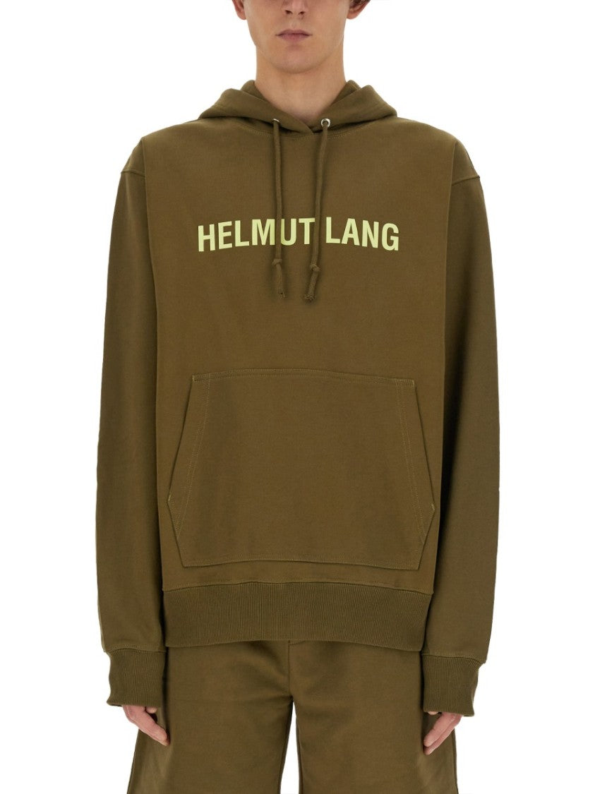 Crewneck Sweatshirt With Bold Logo Detail