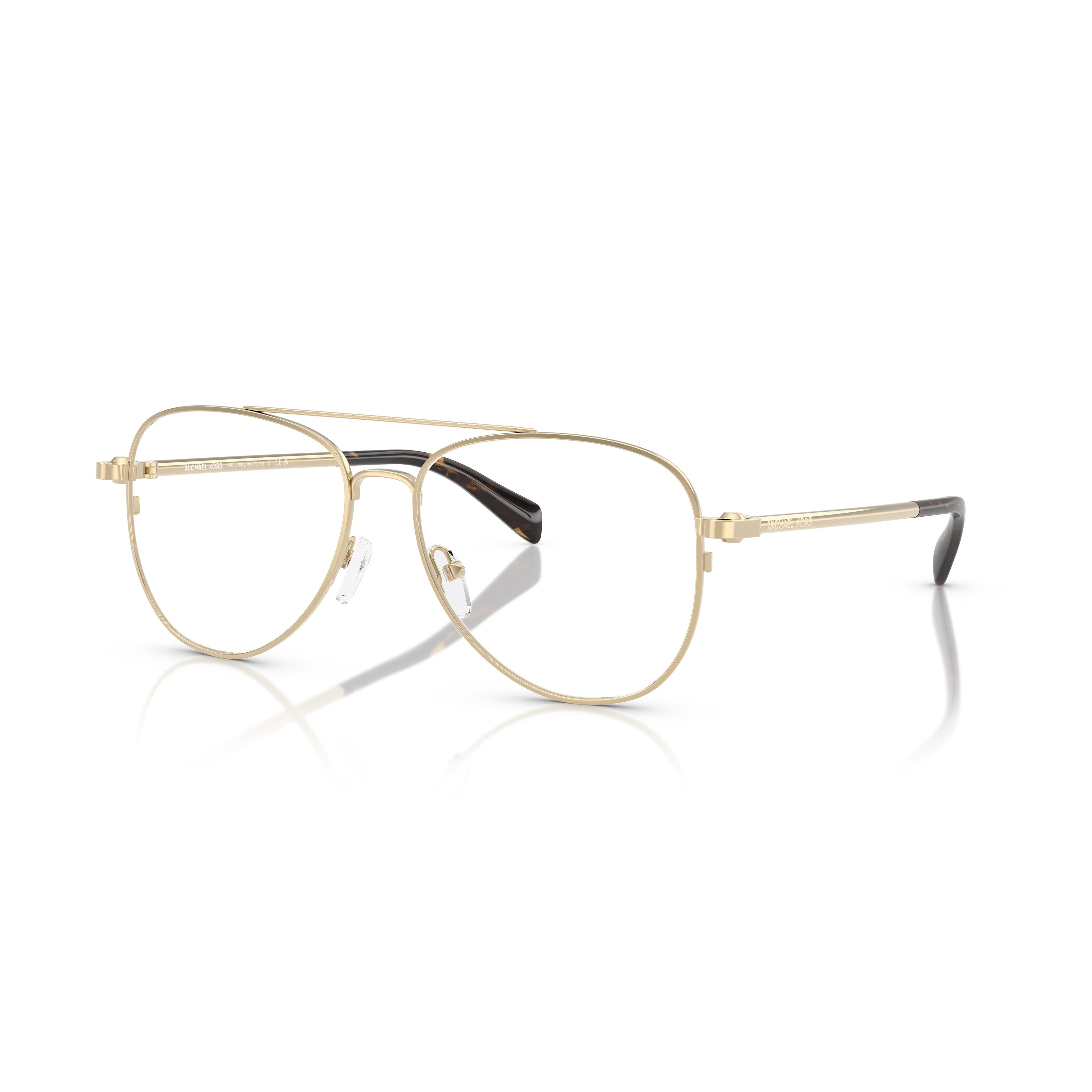 0mk3089 Classic Aviator Eyeglasses with Gold Finish