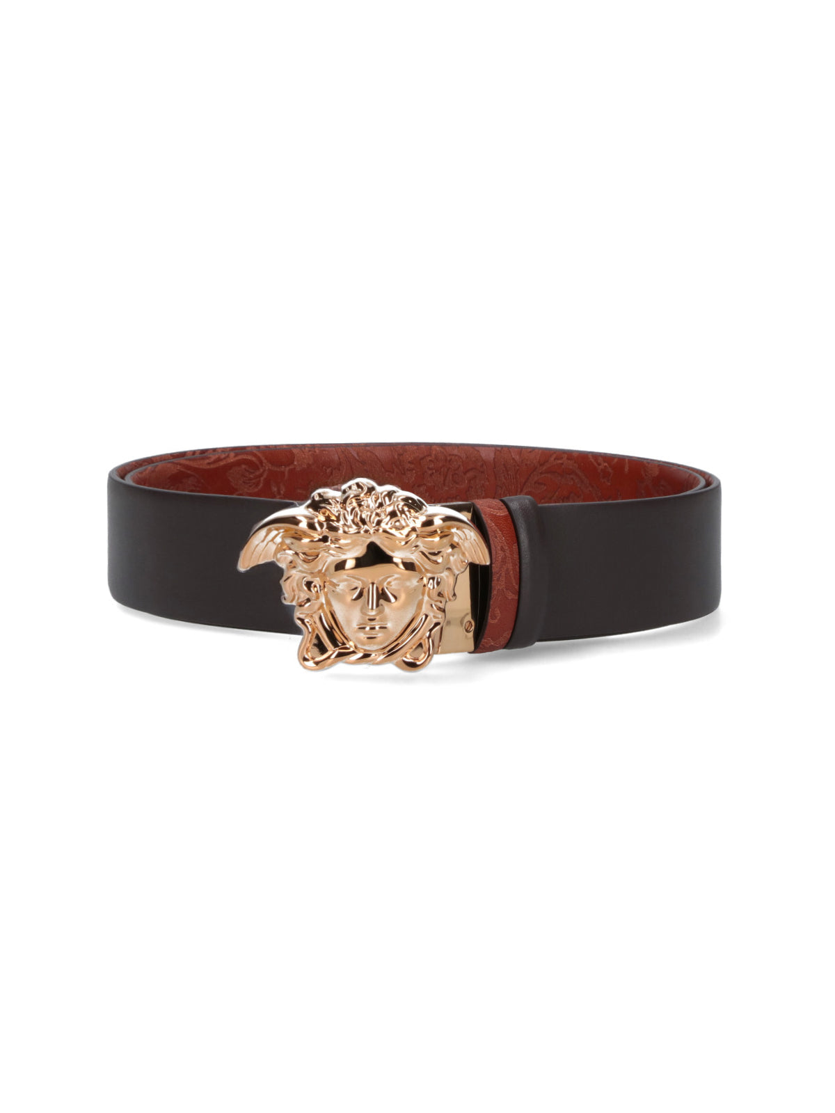 "Medusa" Reversible Belt – Brown
