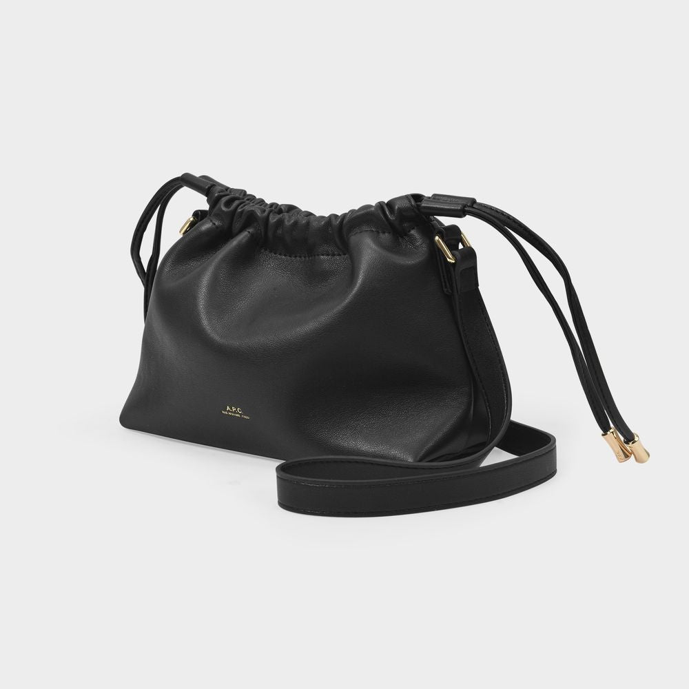Ninon Mini Hobo Bag - Black - Synthetic