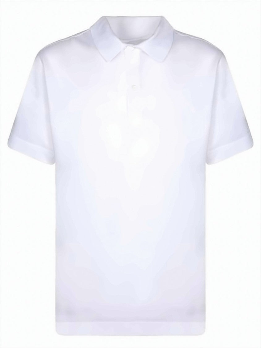 Short-Sleeve Polo Shirt with Textured Pattern
