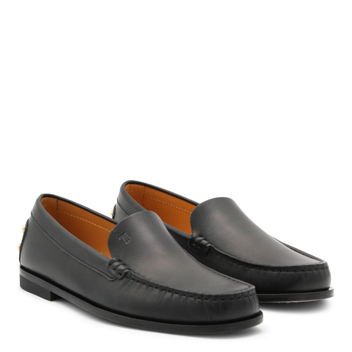 Black Leather Loafers