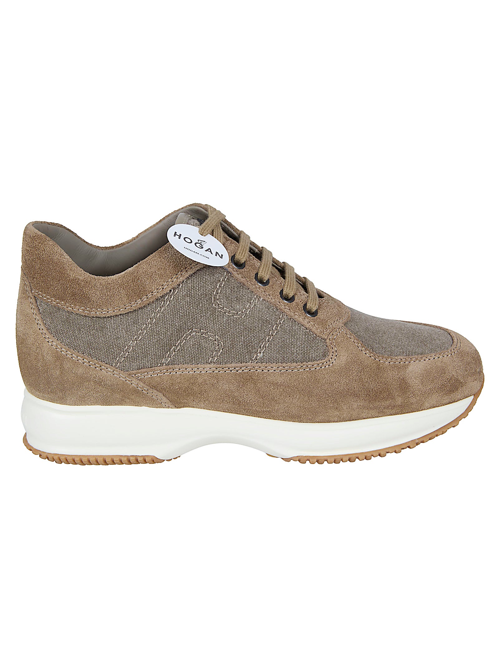 Suede and Fabric Sneakers