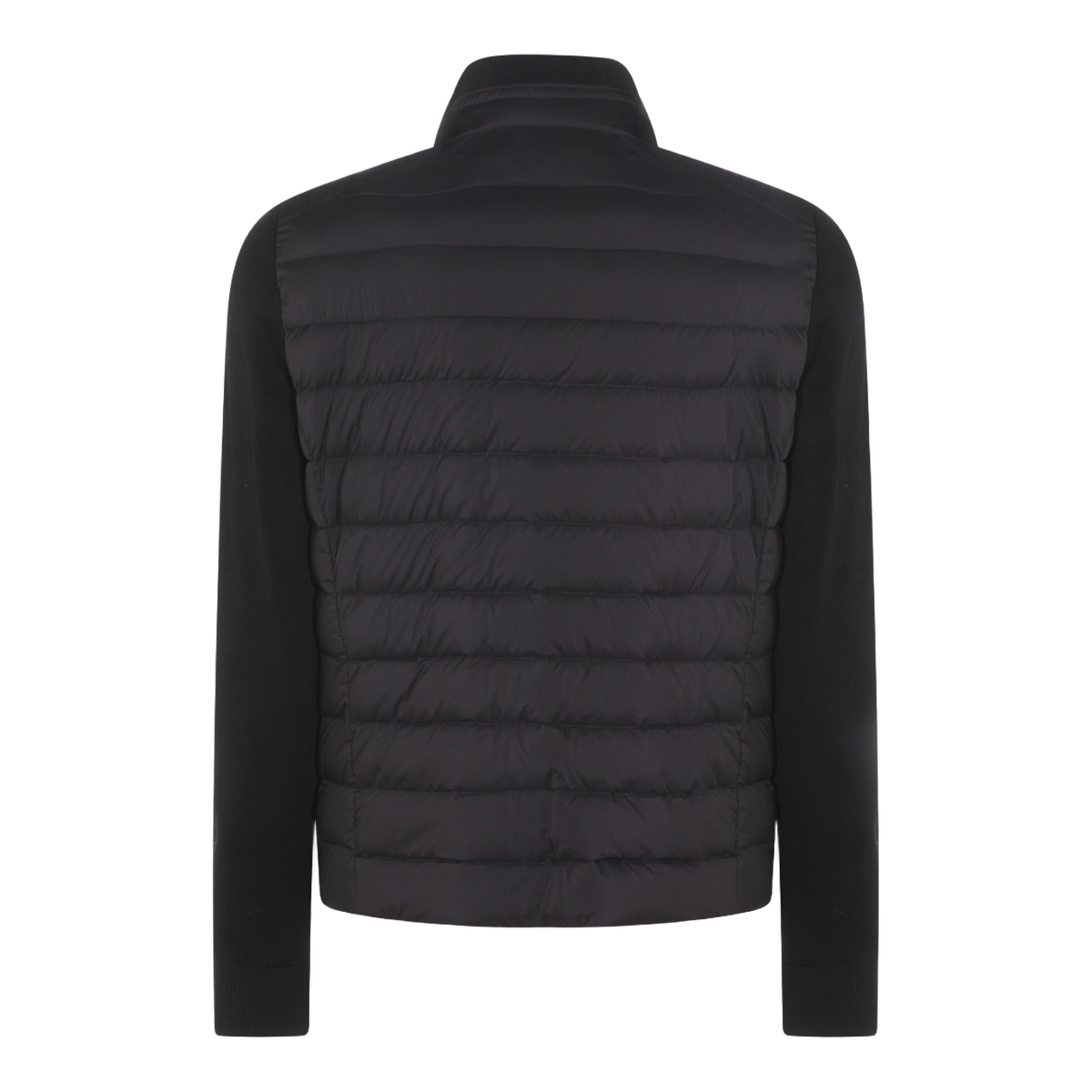 Tailored Black Coat with Structured Silhouette