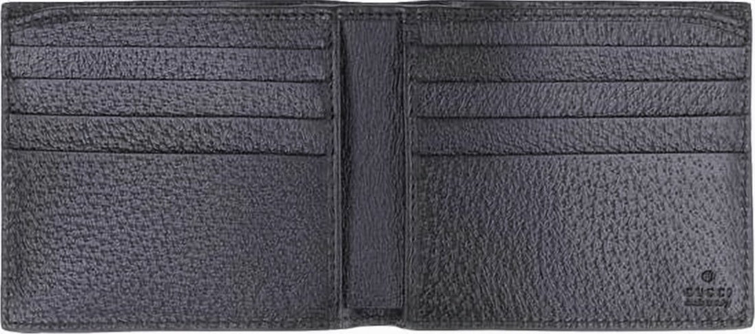 Compact Bifold Wallet with Textured Leather