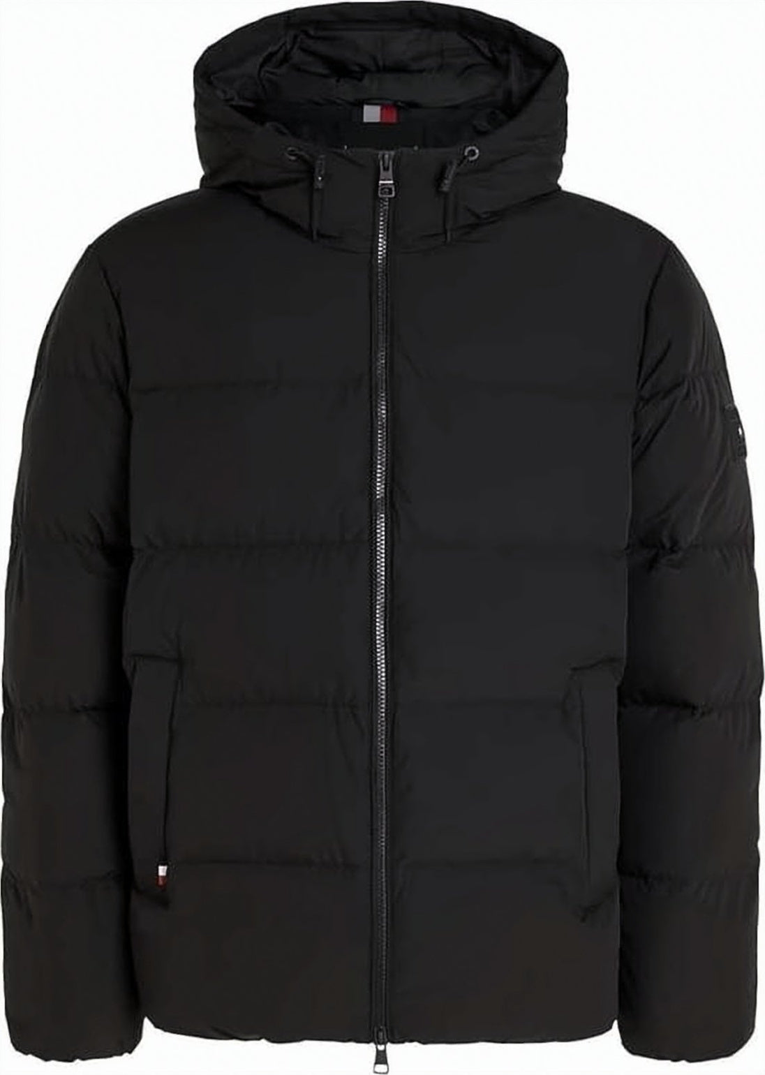 Quilted Black Short Padded Jacket